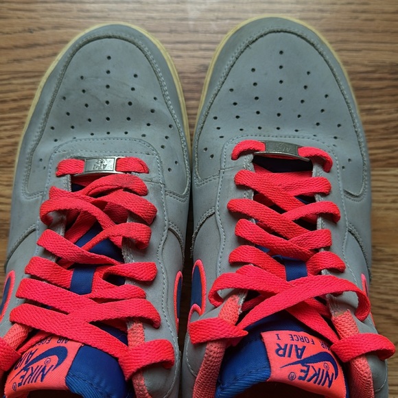 Nike Air Force 1 Wolf Gray Game Royal Hot Punch (Men’s) (10.5) - Picture 7 of 8